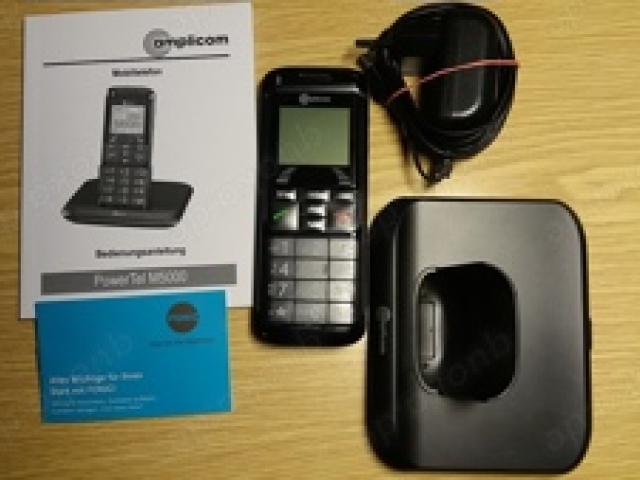 amplicom Mobiltelefon PowerTel M5000 Seniorenhandy mit Notruftaste u.a. - 1